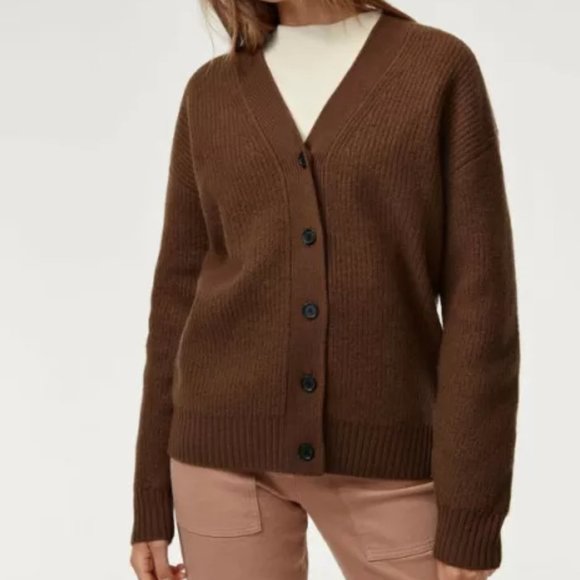 *SOLD* Aritzia Wilfred "Lovisa" Wool Cardigan - Picture 1 of 7